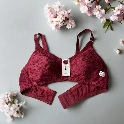 Velvex Premium Floral Lace Bra – Pack of 4 | Comfortable Everyday Fit